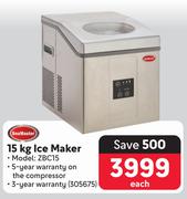 SnoMaster 15Kg Ice Maker ZBC15