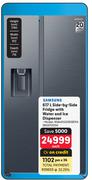 Samsung 617L Side By Side Fridge With Water & Ice Dispenser RS64DG53R3B1FA