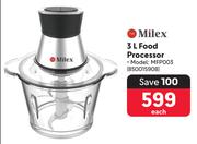 Milex 3L Food Processor MFP003