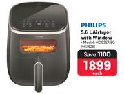 Philips 5.6L Airfryer With Window HD9257/80