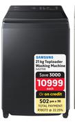 Samsung 21Kg Top Loader Washing Machine