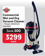 Genesis Commercial Wet & Dry Vacuum Cleaner 80GDCO