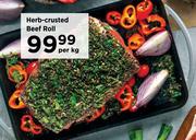 Herb Crusted Beef Roll-Per Kg