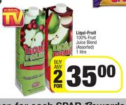Liqui Fruit 100% Fruit Juice Blend Assorted-For Any 2 x 1L