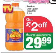 Brookes Oros Squash Assorted-2L Each