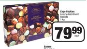 Cape Cookies Luxury Assortment Biscuits-1Kg Each