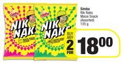 Simba Nik Naks Mazie Snack Assorted-For Any 2 x 135g