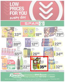 SPAR EASTERN CAPE : Our Best For Less (26 October - 7 November 2021) Valid in Acres, Algoa Park, Aliwal North, Aspen, Burgersdorp. Cambridge, Camdeboo, Cradock, Crossways, Dagbreek, Fig tree, Fleet, page 5