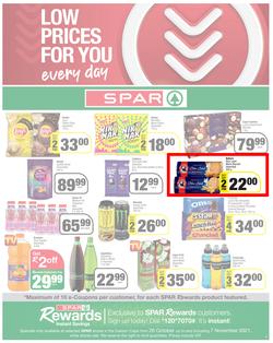 SPAR EASTERN CAPE : Our Best For Less (26 October - 7 November 2021) Valid in Acres, Algoa Park, Aliwal North, Aspen, Burgersdorp. Cambridge, Camdeboo, Cradock, Crossways, Dagbreek, Fig tree, Fleet, page 5