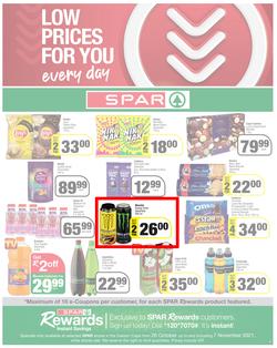 SPAR EASTERN CAPE : Our Best For Less (26 October - 7 November 2021) Valid in Acres, Algoa Park, Aliwal North, Aspen, Burgersdorp. Cambridge, Camdeboo, Cradock, Crossways, Dagbreek, Fig tree, Fleet, page 5
