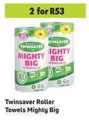 Twinsaver Roller Towels Mighty Big-For 2 