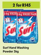 Surf Hand Washing Powder-Gor 2 x 3Kg