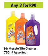Mr Muscle Tile Cleaner Assorted-For 3 x 750ml