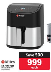 Milex air fryer oven makro online