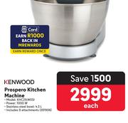 Kenwood Prospero Kitchen Machine KHC29.WOSI