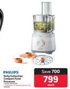 Philips Daily Collection Compact Food Processor HR7310/00