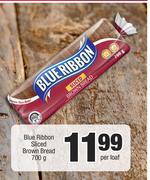 Blue Ribbon Sliced Brown Bread-700g Per Loaf