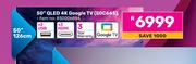 TCL 50"(126cm) QLED 4K Google TV 50C645