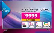 TCL 65"(165cm) QLED 4K TV 65C645