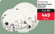 Russell Hobbs New Bone Doupe Dinner Set-Per Set