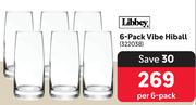 Libbey 6 Pack Vibe Hiball-Per 6 Pack