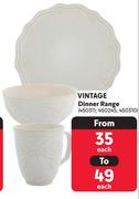 Vintage Dinner Range-Each