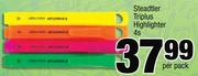 Staedtler Triplus Highlighter-4s Per Pack