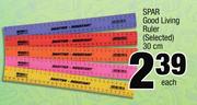 Spar Good Living Ruler-30cm Each