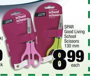 Spar Good Living School Scissors-130mm Each