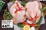 Fresh Whole Chicken-3s Per Kg