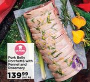 Pork Belly Porchetta With Fennel & Rosemary-Per Kg