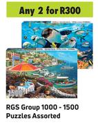 RGS Group 1000-1500 Puzzles Assorted-For 2