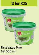First Value Pine Gel-For 2 x 500ml