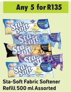 Sta Soft Fabric Softener Refill Assorted-For Any 5 x 500ml