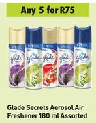 Glade Secrets Aerosol Air Freshener Assorted-For Any 5 x 180ml