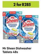 Mr. Sheen Dishwasher Tablets-For 2 x 48's Pack