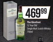 The Glenlivet 12 Year Old Single Malt Scotch Whisky-750ml