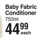 Purity & Elizabeth Anne's Baby Fabric Conditioner-750ml Each