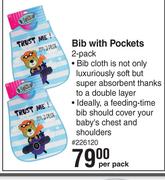 Baby Things Bib With Pockets 2 Pack-Per Pack