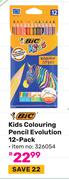 BIC Kids Colouring Pencil Evolution (12-Pack) 326054