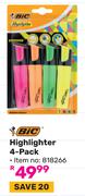 BIC Highlighter (4-Pack) 818266