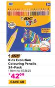 BIC Kids Evolution Colouring Pencils (23-Pack) 593525