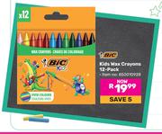 BIC Kids Wax Crayons (12-Pack) 850010928