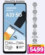 Samsung Galaxy A33 5G Smartphone-Each