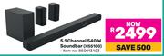 Hisense 5.1 Channel 540W Soundbar HS5100