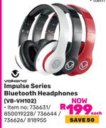 Volkano Impulse Series Bluetooth Headphones VB-VH102-Each