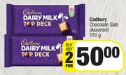 Cadbury Chocolate Slab (Assorted)-For Any 2 x 150g
