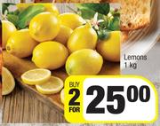 Lemons-For 2 x 1kg 