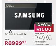 Samsung 50" UHD 4K Smart TV