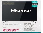 Hisense 65" UHD Smart LED TV